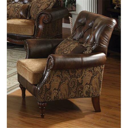 ACME FURNITURE INDUSTRY Dreena Bonded Leather Chair with Pillow 5497